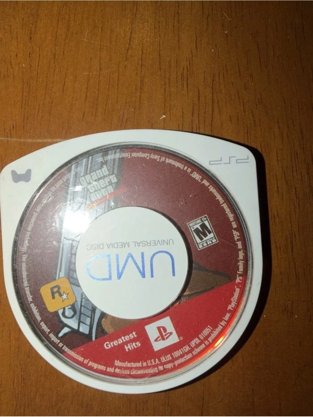 Sony PSP UMD - Grand Theft Auto: Liberty City Stories (red)